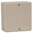 Boite de dérivation téléphonique beige 14 bis Fermée