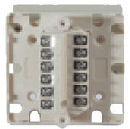 Boite de dérivation téléhonique beige 14 bis Ouverte